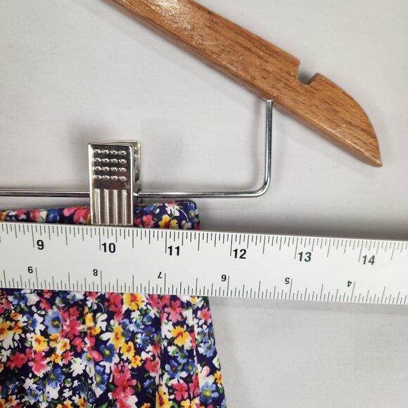 Old Navy Floral Skirt For Girls Size 8 Ruffle Flowy Cottage Blue Red Yellow - Picture 3 of 6